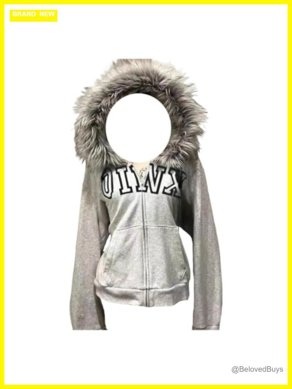 Y2K Zip Up Hoodie Emo Grunge Crop Sweatshirt Streetwear